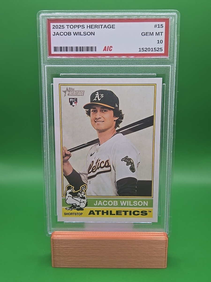 2025 Topps Heritage - Alternate Cartoon Variation Jacob Wilson #15