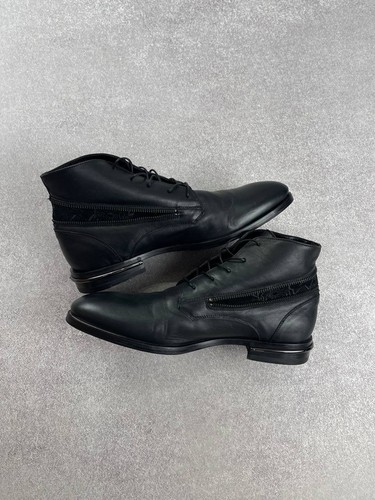 John Richmond schwarze Lederstiefel Größe 41 Pflichten bezahlt (USA) - Bild 6 von 12