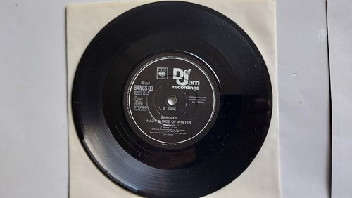 BANGLES - Hazy shade of winter - 7" Poster Sleeve Vinyl single (EX/VG) - Picture 3 of 7