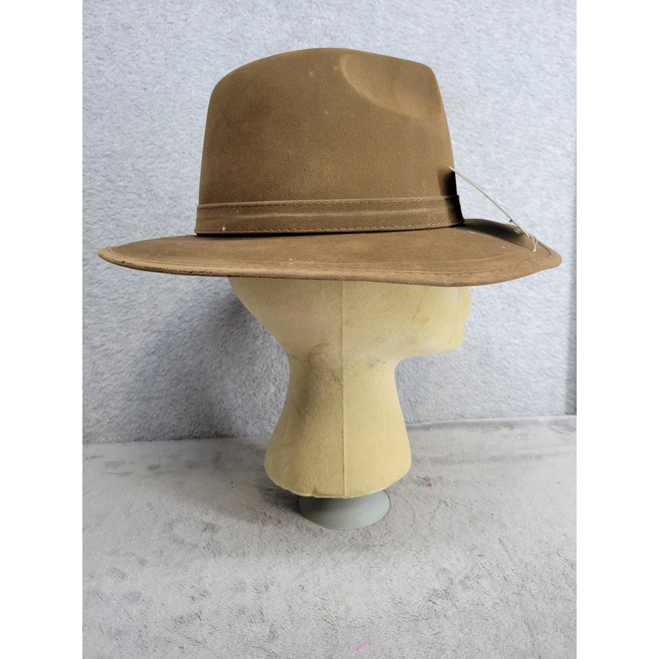 Espíritu Halloween Marrón Disfraz Sombrero Fedora Indiana Jones Estilo Prop Foto 2 de 4