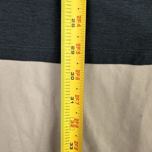 Vuori Polo Shirt Mens 2XL Blue Long Sleeve Strato Tech Knit Stretch Golf V1006 - Picture 5 of 8