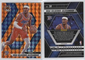2024-25 Panini Mosaic Orange Mosaic Prizm /249 Shai Gilgeous-Alexander #38