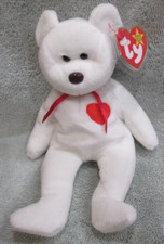 Ty Beanie Baby Valentino the Bear DOB February 14, 1994 MWMT Free Shipping