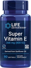 Life Extension Super Vitamin E 268 mg (400 IU) - 90 Sofgels
