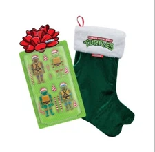 New Super 7 ReAction Teenage Mutant Ninja Turtles Figures Holiday Stocking