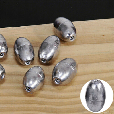 Lead 100 Pcs Weight Making Fishing Sinkers Fishing Olive-Shape Sinker Tackle Lead 100 Pcs Weight Making Fishing Sinkers Fishing Olive-Shape Sinker Tackle