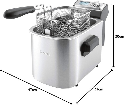 Breville the Smart Deep Fryer, Brushed Stainless Steel BDF500BSS - Picture 2 of 6