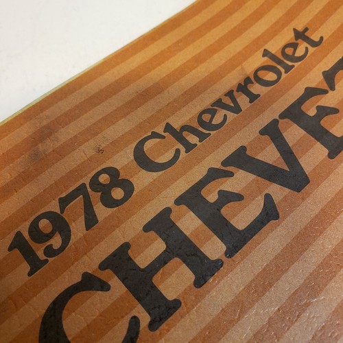 Chevrolet Chevette 1978 fabricante de equipos originales servicio de tienda manual reparación de fábrica - Imagen 2 de 6