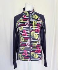 Zella Girls Size XL 14 16 Athletic Jacket Full Zip Long Sleeve Floral