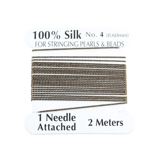 CAVO PERLINE IN SETA 100% NATURALE PER GIOIELLERIA 0,6MM (2MX2) - SCEGLI IL COLORE - Foto 13 di 26