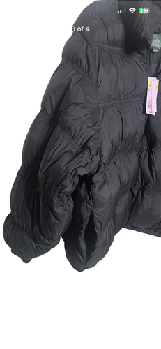 Wild Fable Women’s Size XXL Crop Puffer Jacket Black Water Resistant NWT - Picture 2 of 4