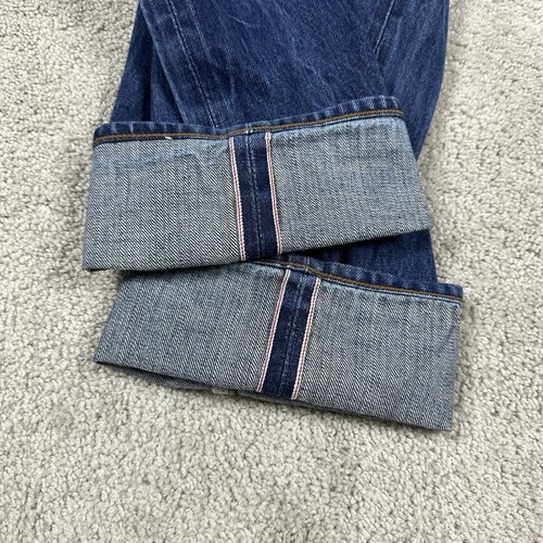J Crew Jeans Mens 34x34 Blue 770 Kaihara Japanese Denim Selvage Button Fly - Picture 10 of 18