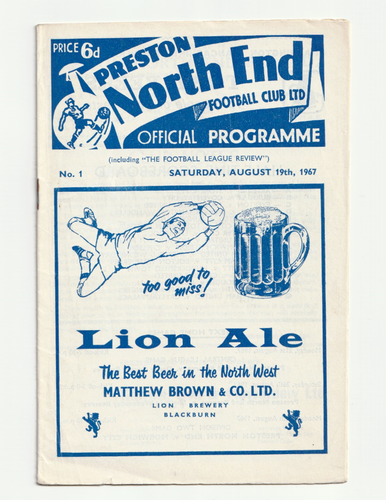 Preston North End 1967/68 Auswahl Heimliga Programme aus Menü - Bild 11 von 11