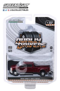 Greenlight-Dually-Drivers-2018-Ford-F-350-Lariat-King-Ranch-Ruby-Red-46010D