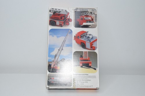 B28 1:87 PREISER 1134 MAGIRUS DLK 23-12 N.B. CAMION SCALA ANTINCENDIO MIB - Foto 7 di 7