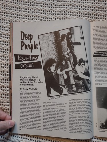 Hit Parader Vintage Rock Magazine Oct. 1984 Issue ~ Ft. The Scorpions, Kiss ++ - Picture 7 of 9