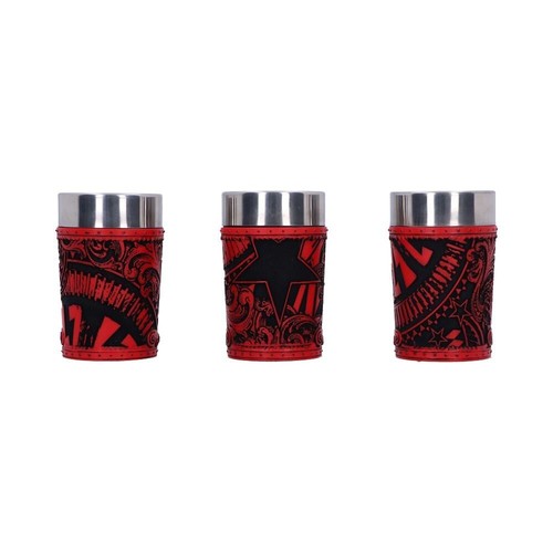 ACDC Logo Shot Glass Set (Set of 3) Boxed Collectible Nemesis Now Official - Picture 4 of 9