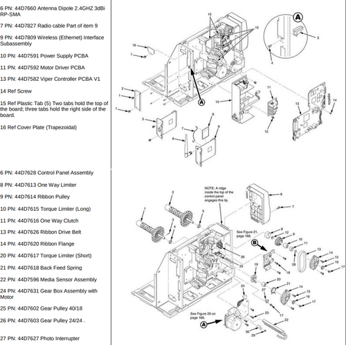 Printronix 252363-001 T4M SL4M Power Supply Assembly PCB 178N201 1 - Picture 4 of 6