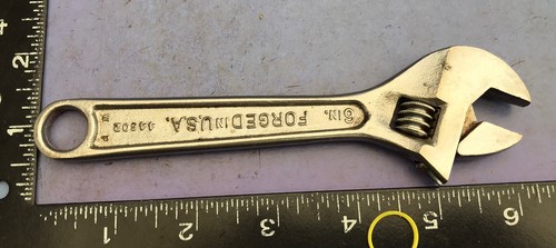 CRAFTSMAN USA Adjustable Spanner 150mm Wrench 6" 44602 - Picture 3 of 3