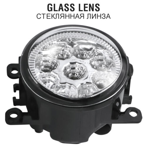 ⭐2x LED Clear Lens Front Bumper Driving Fog Lights Lamps For Ford Focus Explorer - Picture 3 of 8