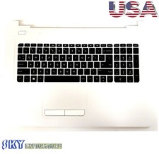 NEW Genuine HP 17-X 17-Y Palmrest Keyboard  Touchpad White 46008C0T0002