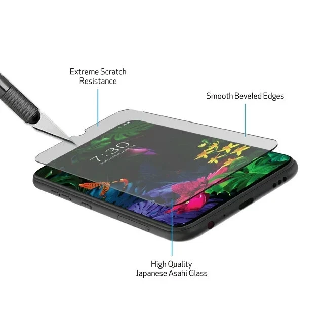 DuraGlass LG Premier Pro Plus / LG Harmony 4 Tempered Glass Screen Protector - Image 3 of 4