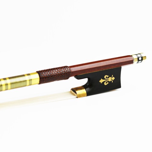 NEW 4/4 Advanced Elegant Pernambuco Violin Bow Warm Tone Natural Horsehair - Picture 2 of 12