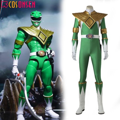 NEW Zyuranger Mighty Morphin Burai Dragon Ranger Cosplay Costume Jumpsuits Suit