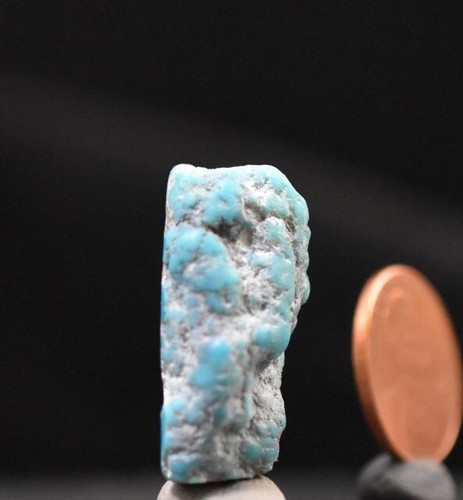 TURQUOISE GEM ROUGH nugget KINGMAN Mine Arizona - Bild 7 von 9