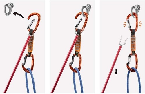 Clip da Arrampicata Multifunzione e Strumento di Afferrazione - Meccanismo Twist Lock - Foto 8 di 11