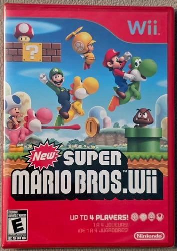 NEW- WII New Super Mario Bros. Wii Video Game