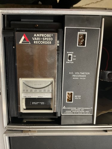 AMPROBE PAV3X AC Voltmeter Chart Recorder 130 260 520V - Picture 3 of 6
