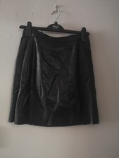 M & S Kunstlederrock Krokoleder Größe 8 neu mit Etikett