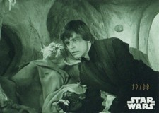 Star Wars Return of the Jedi Black & White: #49 Green Parallel Base Card #12/99