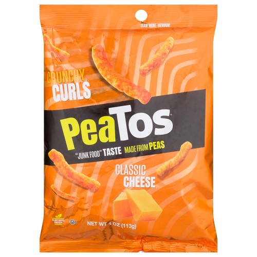 Peatos Peatos Classic Cheese 4 oz (Pack Of 8)