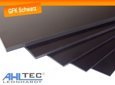 GFK Platte Dicke 1,0 mm / G10 FR4 schwarz Glasfaser / Größe wählbar