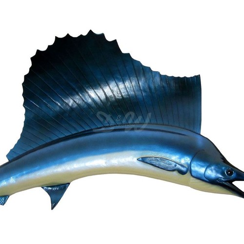 SEGELFISCH SCHWERTFISCH 212 cm DEKO FISCH Figur Tier MARITIM DEKORATION MEER - Bild 3 von 4