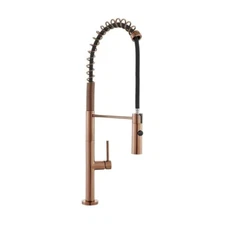 Swiss Madison Pull-Down Kitchen Faucet in Rose Gold