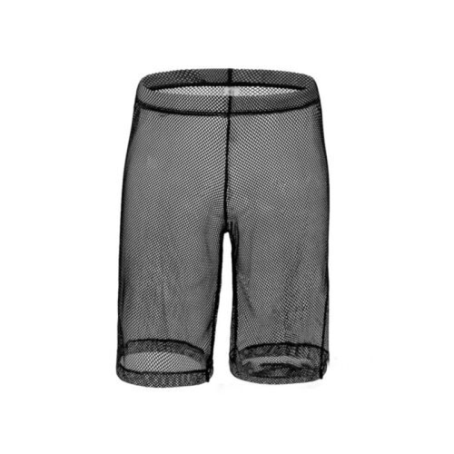 Mens Mesh Boxer Shorts See-through Loose Lounge Trunks Casual Sports Nightwear - Picture 3 of 16