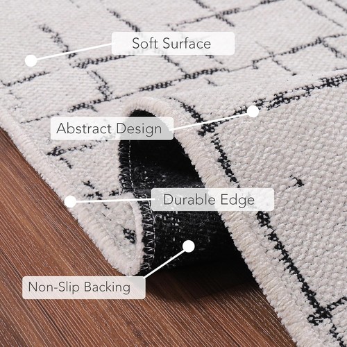 Machine Washable Rug Non Slip Area Rugs for Living Room Pet Friendly Rugs NT0201 - Picture 48 of 49