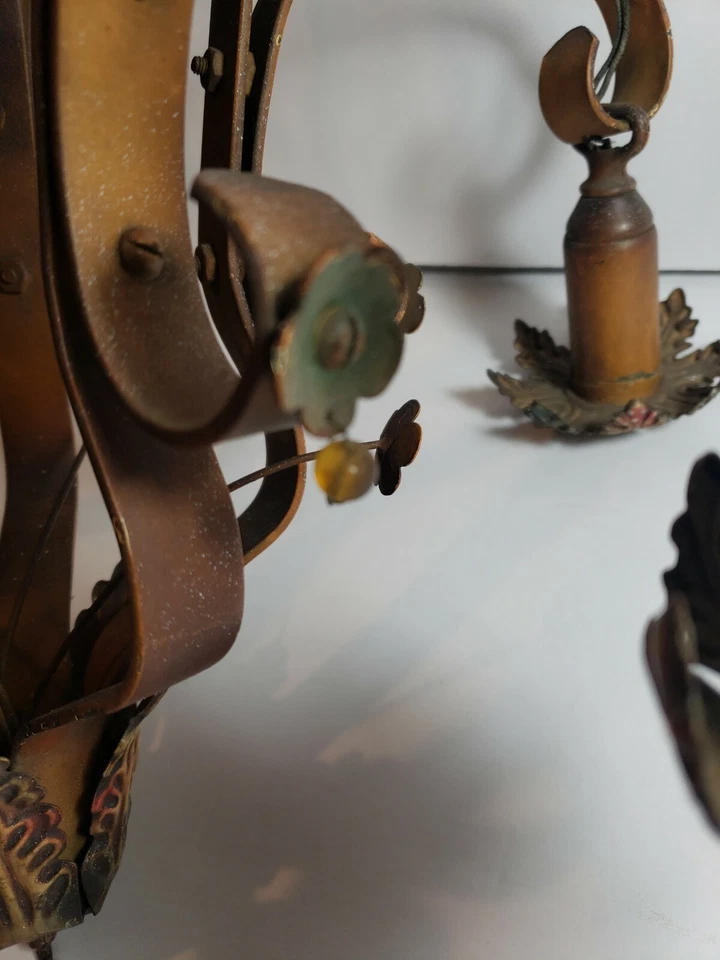 Accesorio de misión Arts & Crafts grande con pintura original para restauración antiguo GR2 Foto 3 de 4