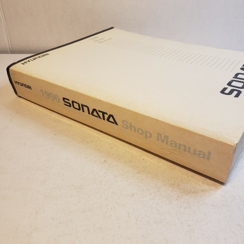 1990 Hyundai Sonata OEM Shop / Service Manual Repair Factory USED - Imagen 2 de 5