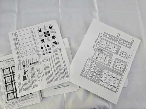 Quilting 2001 Quilt Block of Month 12 Months Patterns Instructions by Porters - Picture 13 of 13