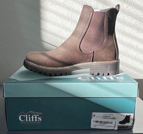 Womens Cliffs by White Mountain Mastery Ankle Boots - Dark Brown - 9M - Picture 8 of 8