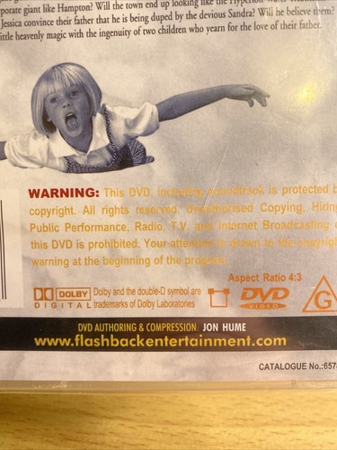 Not Quite An Angel DVD PAL All Regions Brand New Sealed - Picture 3 of 3