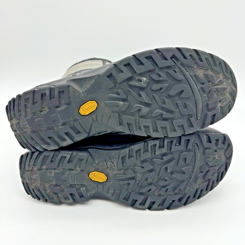 UGG Men 11 Black Wynton Waterproof Leather Canvas Winter Snow Lace Boot Vibram - Picture 9 of 23