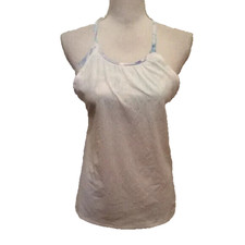 Ivivva Lululemon Top Girls' 14 White Blue Lavender Layer Look