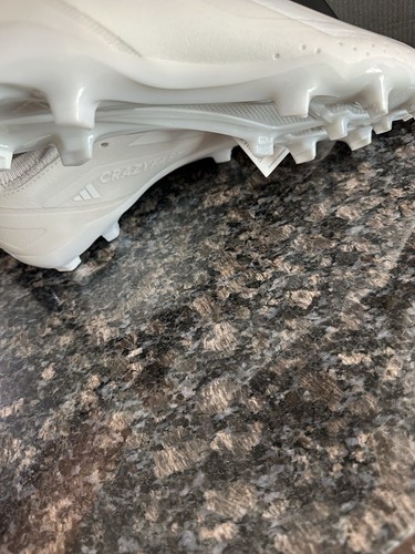 Botines de fútbol Adidas X Crazyfast.3 FG para hombre talla US 10 GY7430 blancos - Imagen 8 de 11