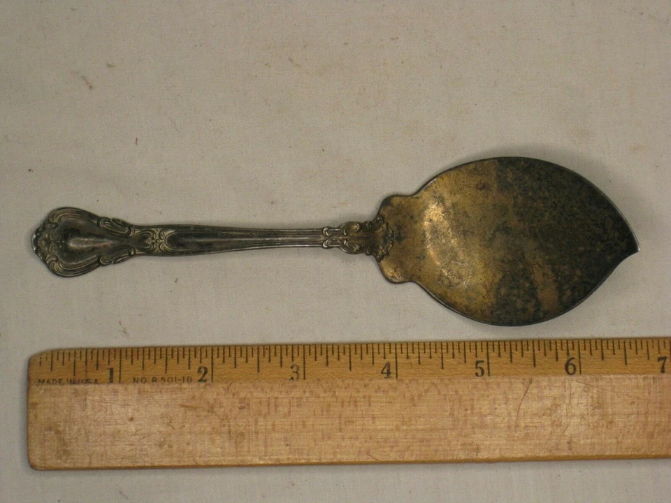 Antigua ancla de león de plata de ley G pat. Cuchara servidor gelatina Gorham 95 38,2 gr Foto 4 de 4