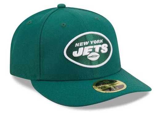 New York Jets Hat Green New Era Low Profile 59Fifty Fitted Size 7 1/8 - Picture 3 of 5